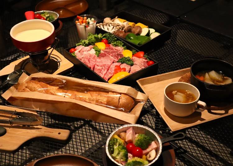 魅力ポイント③日本流BBQ、グランピンググルメを味わう
