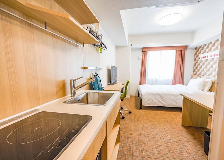Double with Kitchen, Microwave & Washing (Image: Klook)