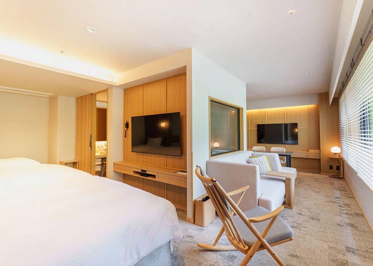 Bilik Quadruple Mewah 56 m² (Imej: Klook)