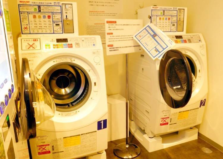 Convenient Coin Laundry for Mid to Long Stays!