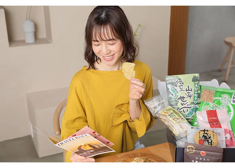 오미야게 스낵 박스로 일본의 사계절과 문화를 체험