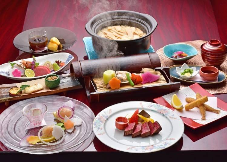 Fuji Kaiseki Cuisine (Photo courtesy of Ryuguden)