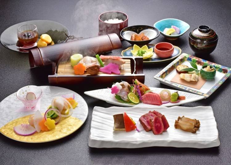 Juraku Kaiseki Cuisine (Photo courtesy of Ryuguden)