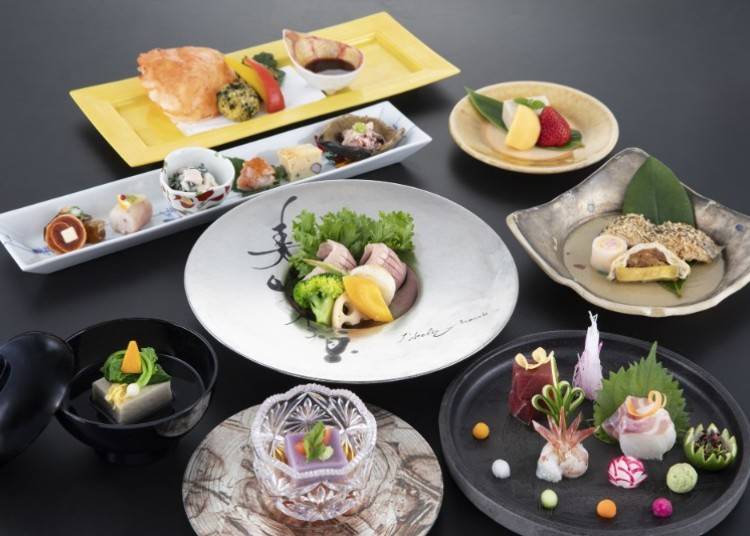 つつじの茶屋のディナーコース「しゃくなげ」(11,000円)写真提供:小田急 山のホテル