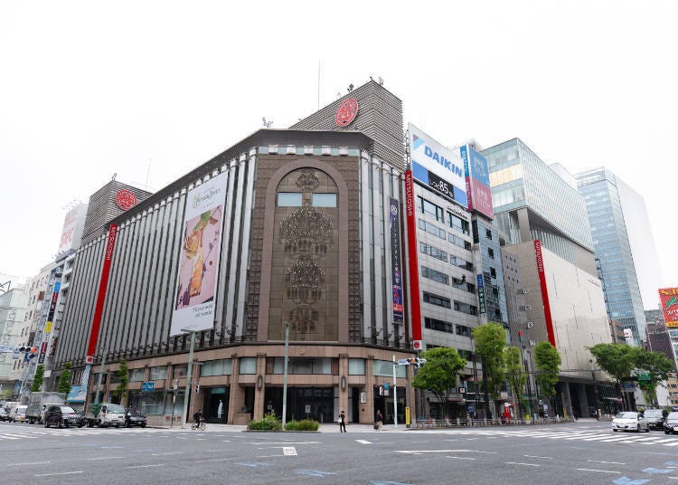 Japan Duty Free GINZA位於銀座三越8樓，位置相當便利