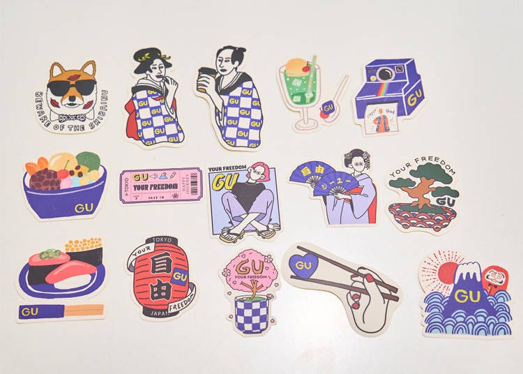 First come, first served: Receive a cute pop art sticker while supplies last! (Selected stores only, while stocks last).