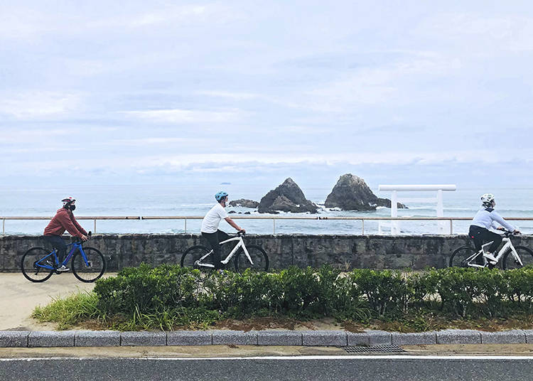 騎著自行車，以環保的方式探索福岡市內