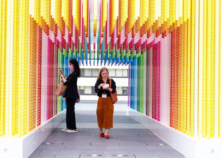 100 Colors Path, in front of Takanawa Gateway Station