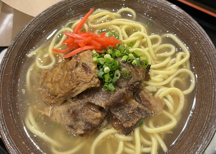Photo by author. Okinawa soba