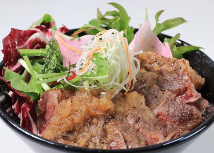 Shimo-Tsuke-Gyu Steak Bowl (Image: Ashikaga Flower Park)