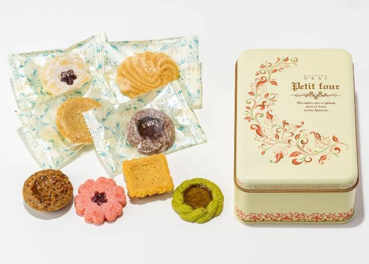 法式什锦饼干礼盒（8片装 1,600日元）