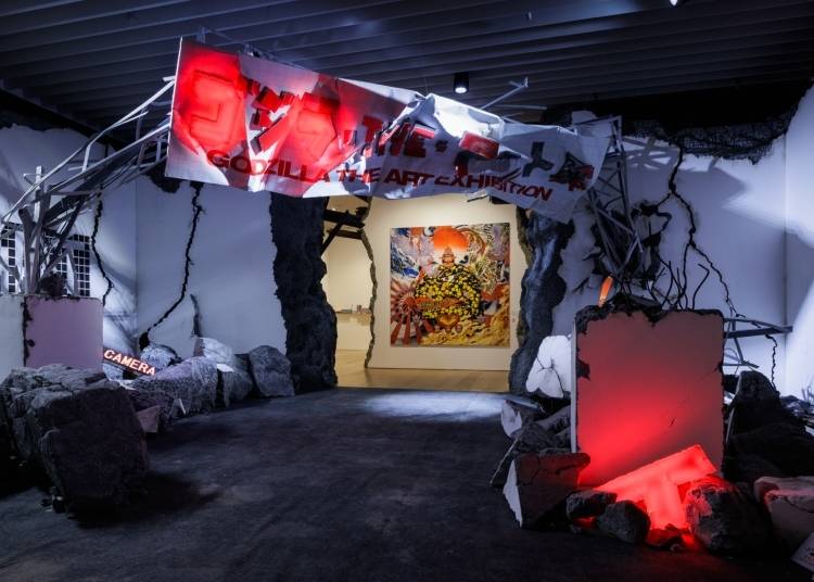 Scenes from the “Godzilla: The Art” Exhibit (TM & © TOHO CO., LTD.)