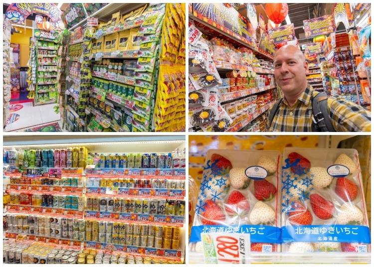 ▲ From matcha snack to instant ramen to awesome Japanese fruits, this Don Quijote has something for everyone. And with a drinks (alcoholic and non-alcoholic alike) section like this, they've got everything for your day (or night) out in Shinjuku!