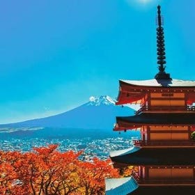 富士山河口湖絕景一日遊｜午餐可選A5頂級神戶牛｜新倉山公園、河口湖 、大石公園、西湖療癒之鄉根場
Photo: (Klook)