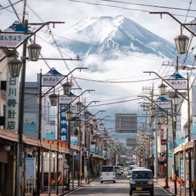 Photo Spots Day Tour: Arakurayama Sengen Park, Oshino Hakkai, Oishi Park & Hikawa Clock Shop with Free Delicious Kusa Mochi
Image source: KKday