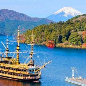 富士山と箱根 インターネットセレブチェックイン・芦ノ湖クルーズ 日帰りツアー（東京発）
画像：Klook