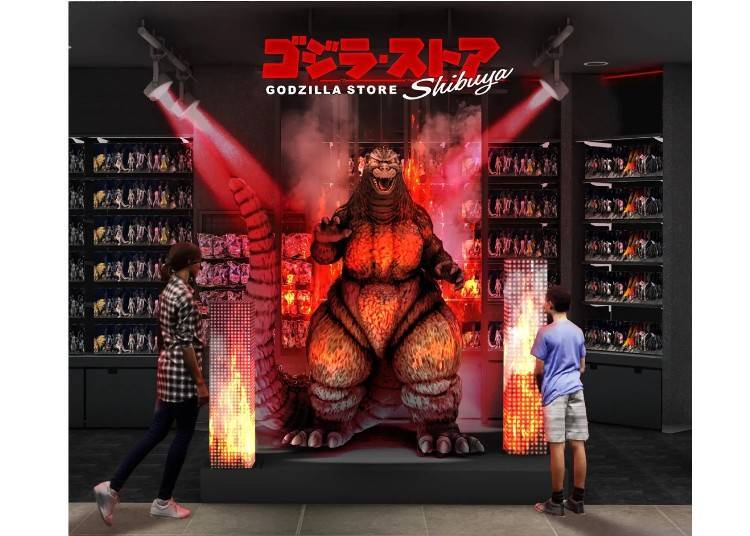 Godzilla (1995) Giant Statue – Burning Godzilla Form (Image source)Image source: TOHO Co., Ltd. (from PR TIMES release)