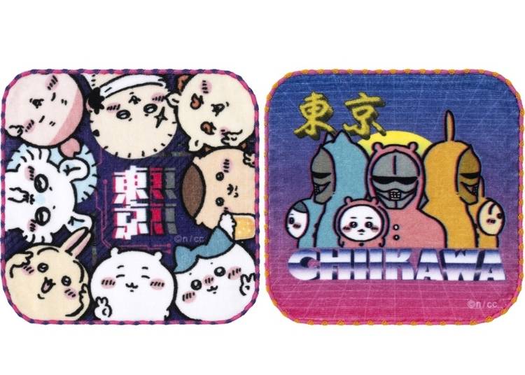 トーキョー ちいかわ　ハンドタオル（2種）　各770円（税込）(C)nagano / chiikawa committee