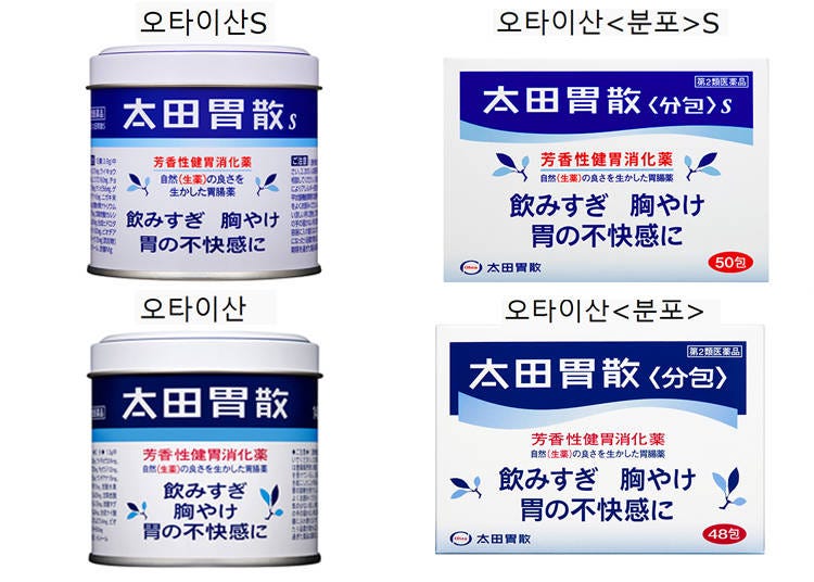 일본 위장약의 대표주자, 오타이산이 ‘오타이산S’로 리뉴얼!
