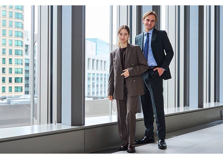 Create a custom-made suit at GINZA Global Style as a souvenir from your trip to Japan