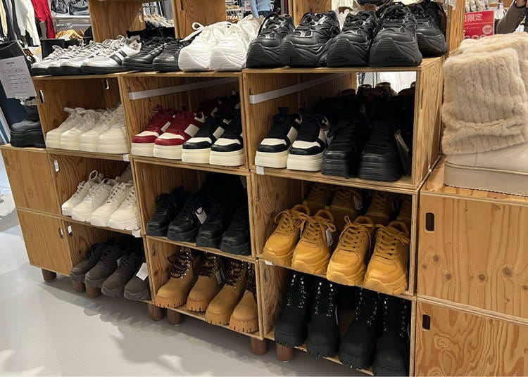 WEGO (South Building, 2F): Platform Shoes That Add Instant Height and Style