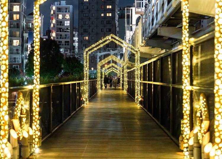 3. [Tunnel of Light] Sumida River Walk