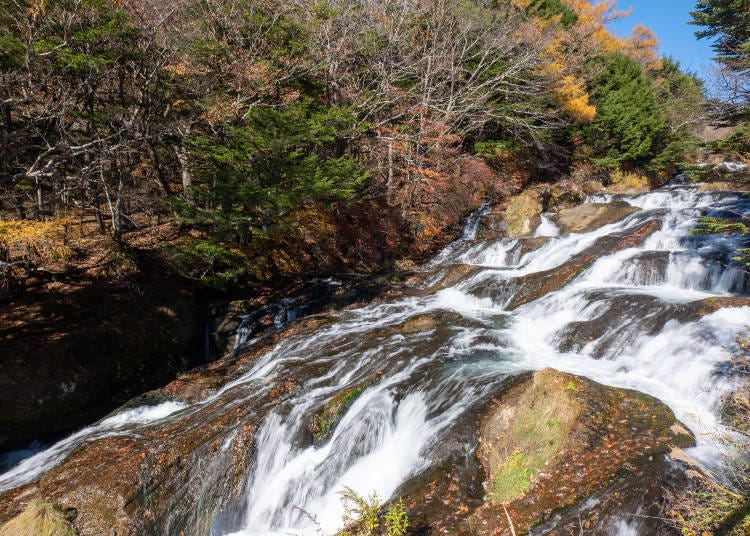 Part of the upper Ryuzu Falls (Photo by author)