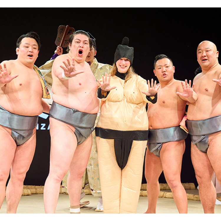 銀座で相撲ショーと本格和食を体験！ THE SUMO LIVE RESTAURANT 日楽座