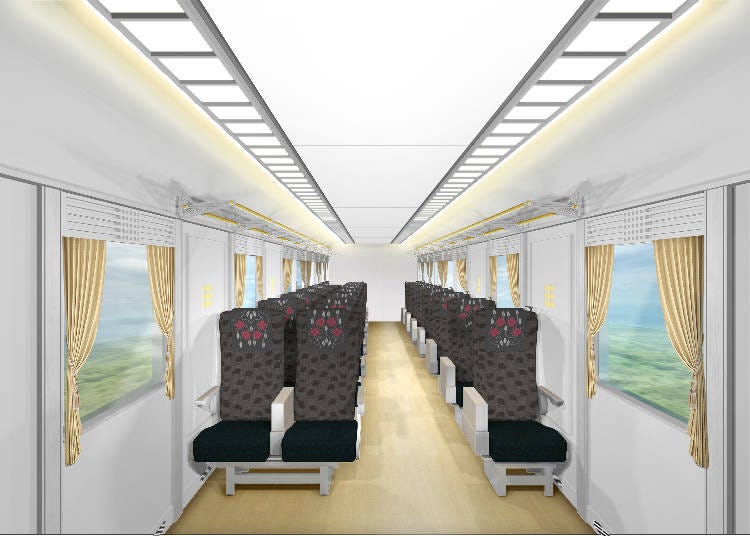 Enjoy the Best Views on Board! Wide-View Seats and the Lobby Lounge