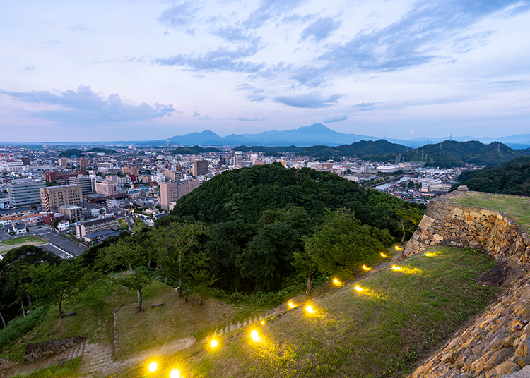 前往米子城!從天空之城一覽日本海與大山