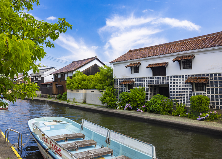 搭乘加茂川中海遊覽船悠閒欣賞日本的街道風景