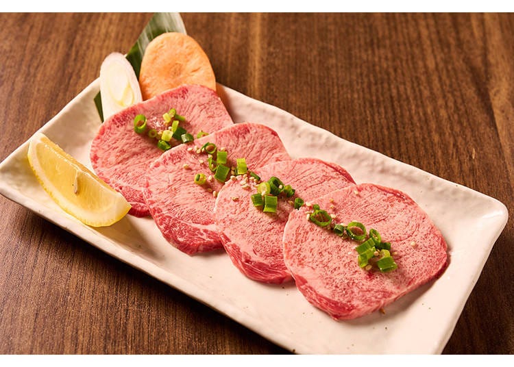 Filmed at Wagyu Yakiniku Panga Ueno (Pictured: Premium Beef Tongue)