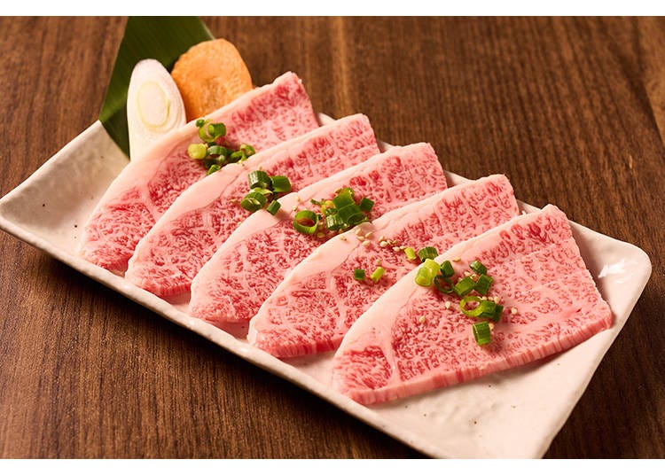 「和牛焼肉ぱんが 上野店」で撮影 ※写真は上カルビ