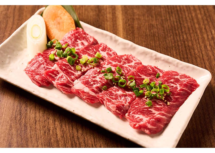 「和牛焼肉ぱんが 上野店」で撮影 ※写真は上ハラミ