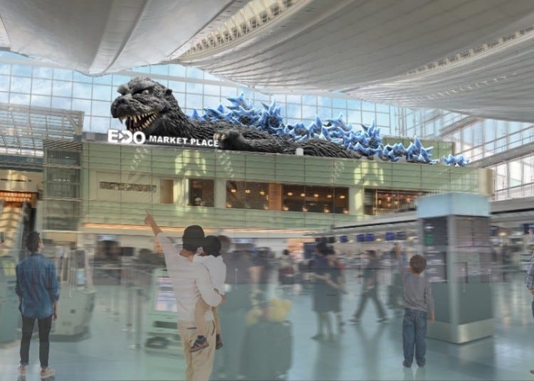 羽田空港がゴジラに占拠された！世界最大のゴジラがお出迎え！日本へいらっしゃるすべての方必見のHANEDA GODZILLA GLOBAL PROJECT