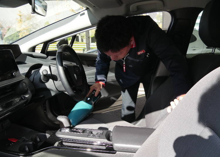 Nippon Rent-A-Car's Cleaning
