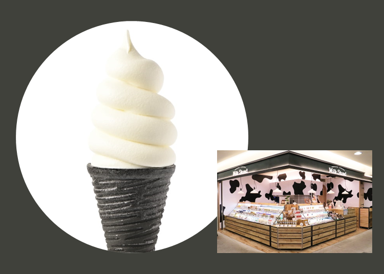 【第3位　ブロンズ賞】
Milk Stand 北海道興農社「牧場直送ソフトクリーム」420円