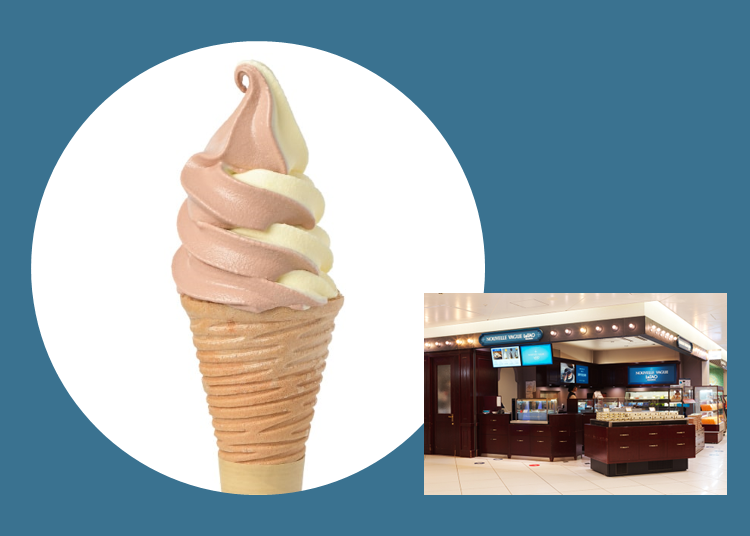 【제1위 골드상】[누벨바그 르타오 쇼콜라티에] '크림 글라세 마리아주 르 쇼콜라' (500엔)