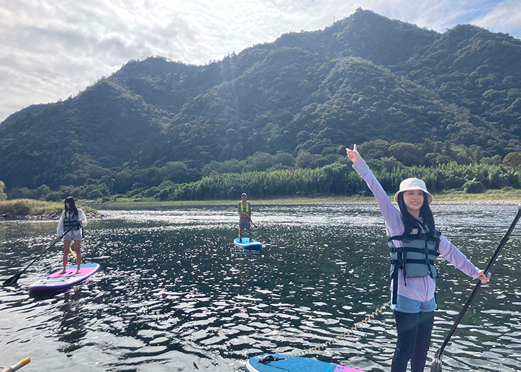 SUP体験は例年5月から9月末まで営業