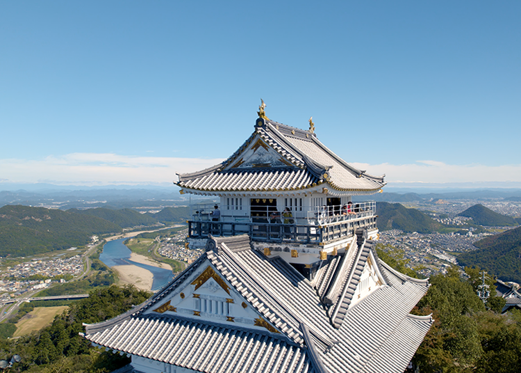 登上天守閣將360度的美景盡收眼底