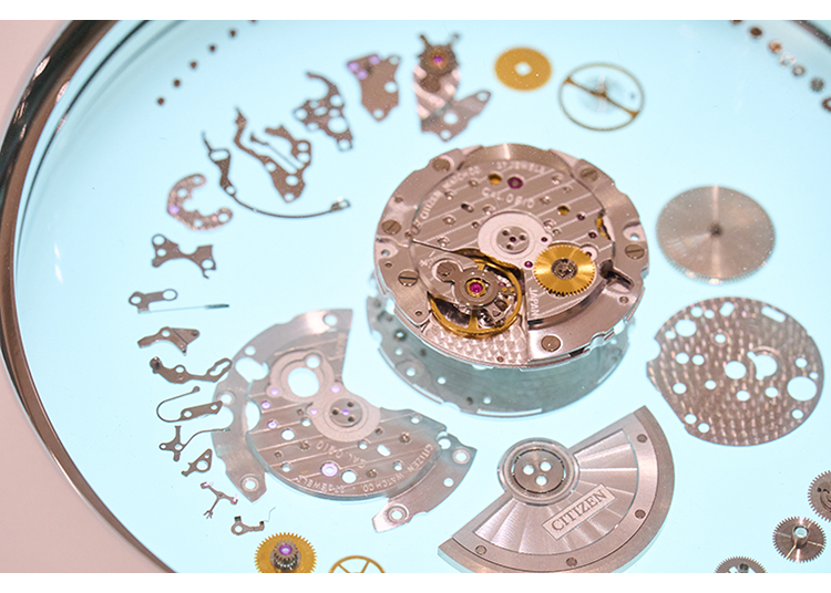 Parts used in CITIZEN watches