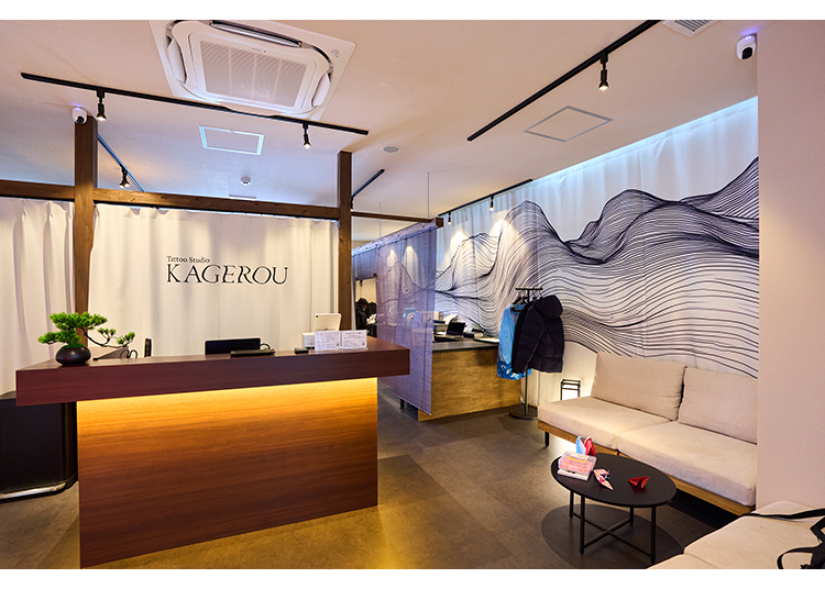 The studio&rsquo;s Wa meets modern interior.