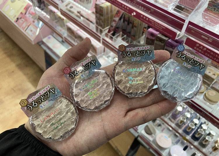 キャンメイク むにゅっとハイライター（01 / 02 / 03 / 04）