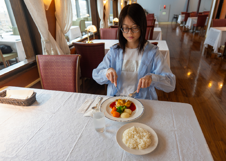 2楼的Train Restaurant日本食堂餐点，照片来源：Timothy Sullivan/LIVE JAPAN编辑部