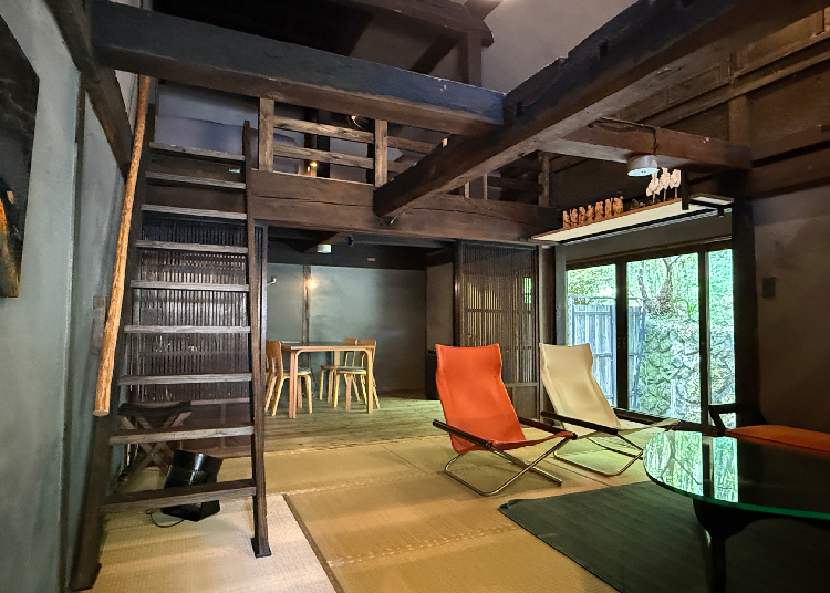Living area in OHYA 3 (Photo: Alice, LIVE JAPAN)