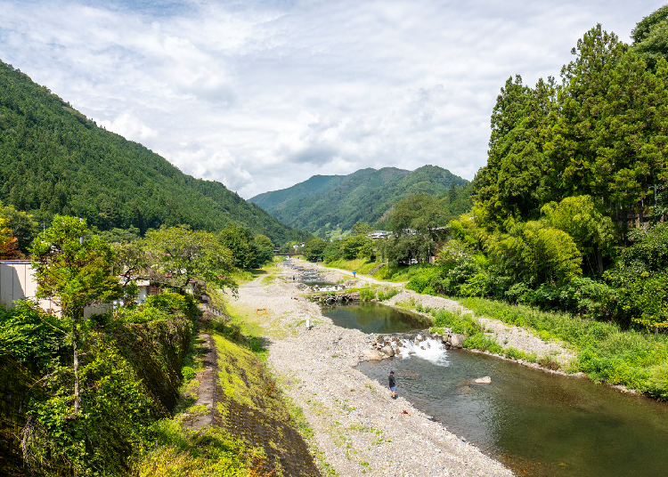 A river in Kosuge Village (Photo: Timothy Sullivan/LIVE JAPAN)