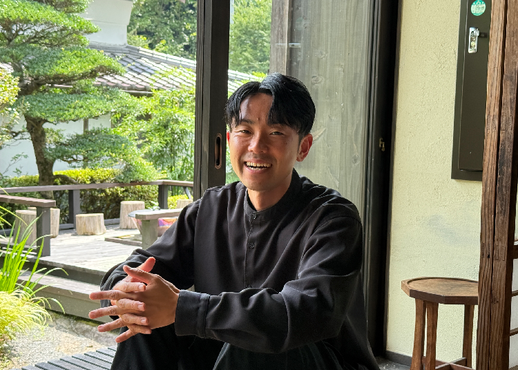 正在解說的谷口先生,照片來源:LIVE JAPAN編輯Alice