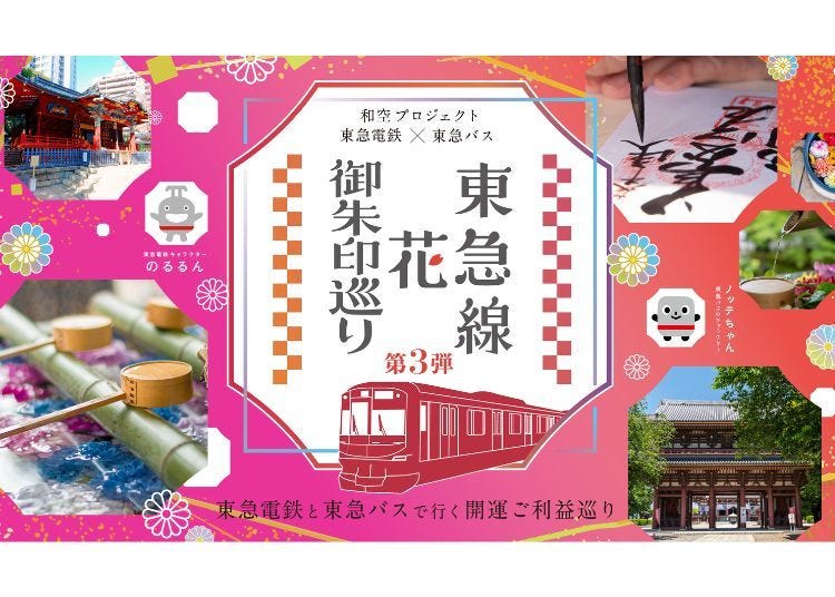 日本の「美」と「癒やし」を五感で楽しむ！東急線・東急バスで巡る「花御朱印」の旅