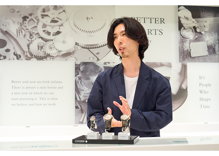 Taro Miyahara, CITIZEN WATCH Product Planning Department
