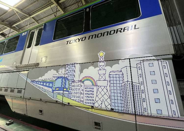 画像提供：東京モノレール　新「キキ＆ララ モノレール」の車体ラッピングの一部　　　　　　　　　　　　　　　　　　　　　　　　　　　　　　　　&copy; 2026 SANRIO CO., LTD. APPROVAL NO. L671349